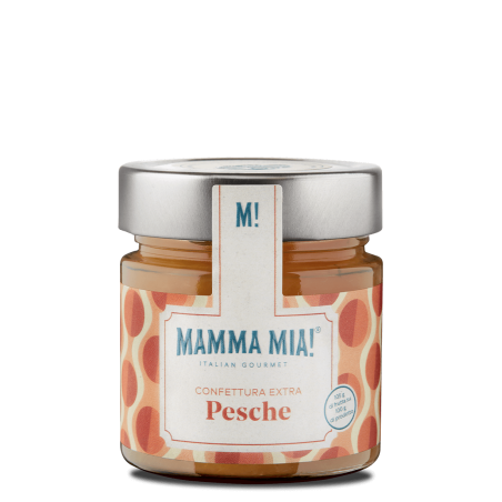 Confettura Extra di Pesche Senza Conservanti Mamma Mia Italian Gourmet