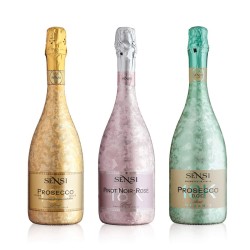 Prosecco DOC 18K "Luxury Wines Sensi " Tasting Box 3 bottiglie