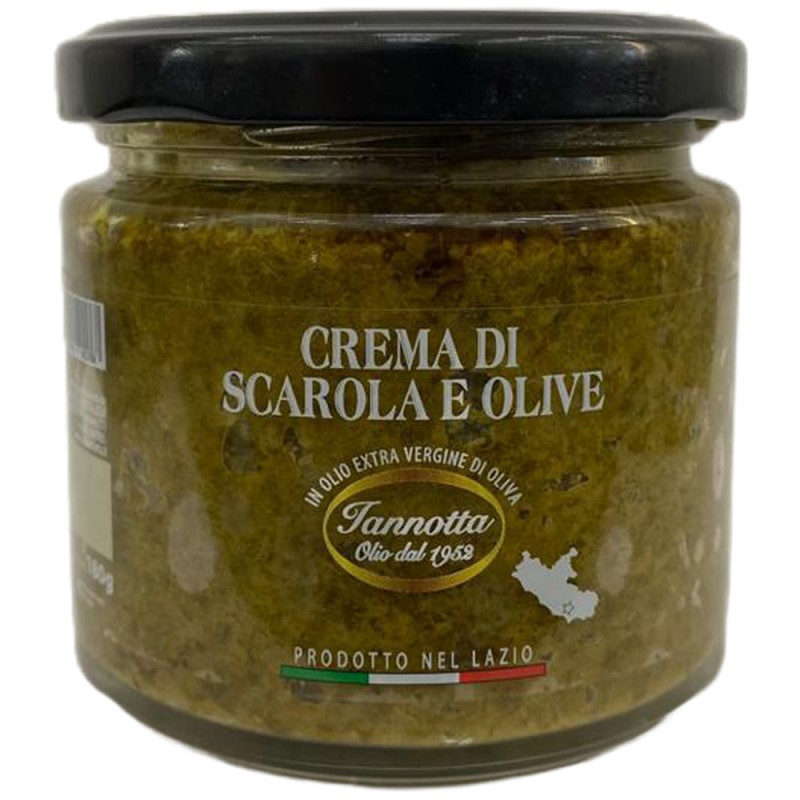 Crema di Olive e Scarola in Olio Extra Vergine di oliva Iannotta Lucia